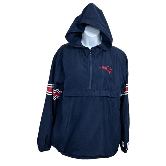 New England Patriots Victoria's Secret PINK Hoodie Sz Small Pullover Jacket Navy - Picture 11 of 11